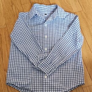 Janie And Jack Boy's Blue Checkered Shirt